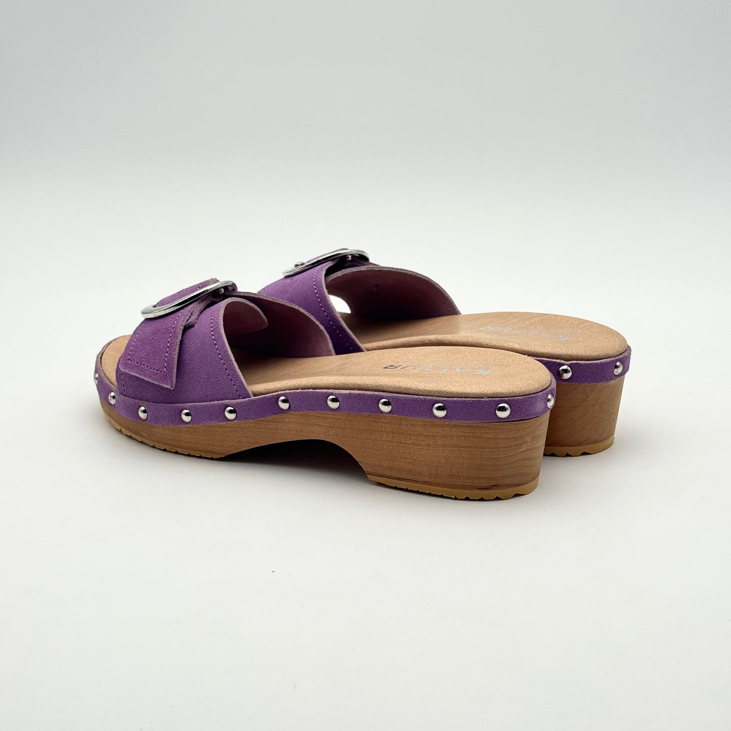 Kaltur stud trim clog sandal