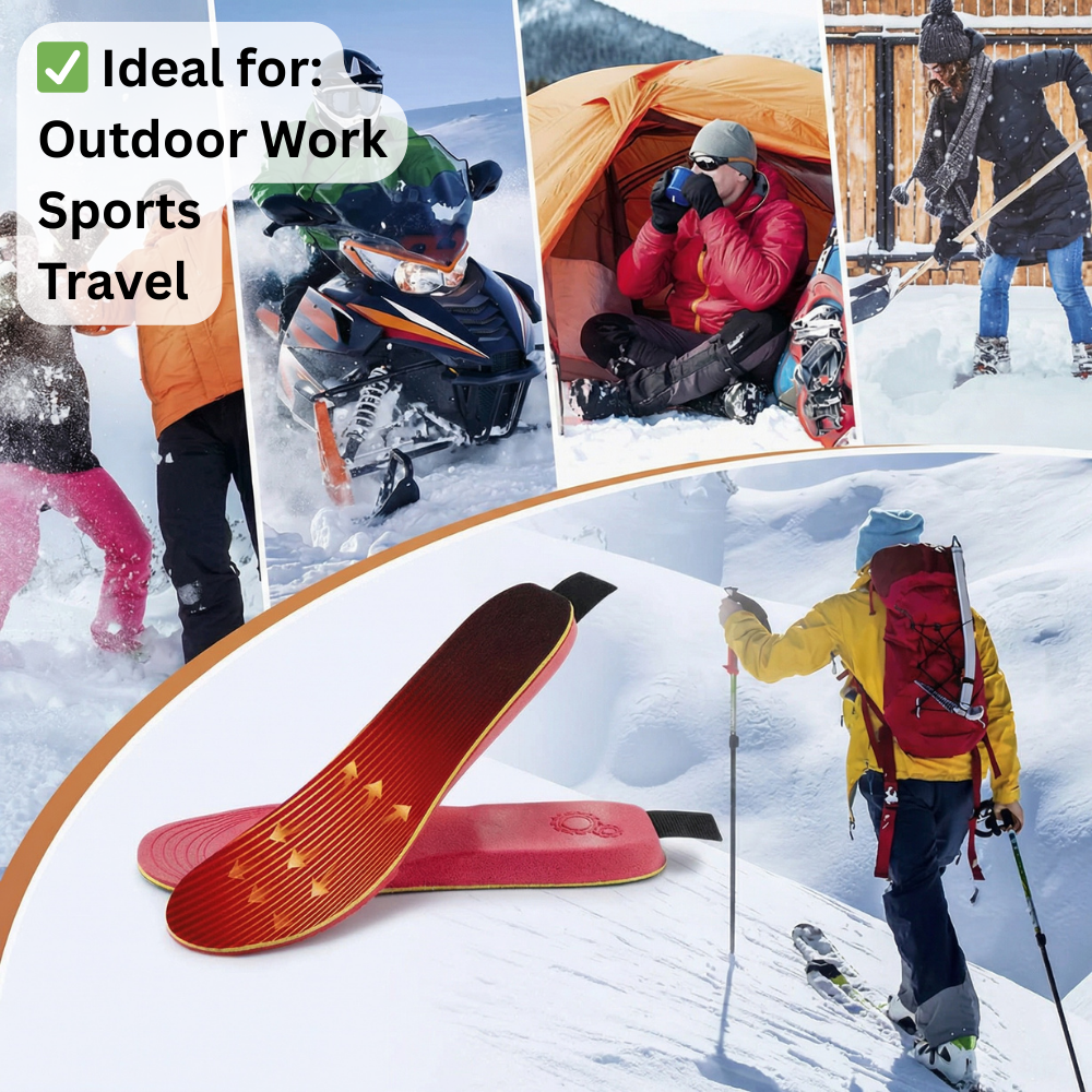 FrostRunner Heated Insoles – All Day Warmth
