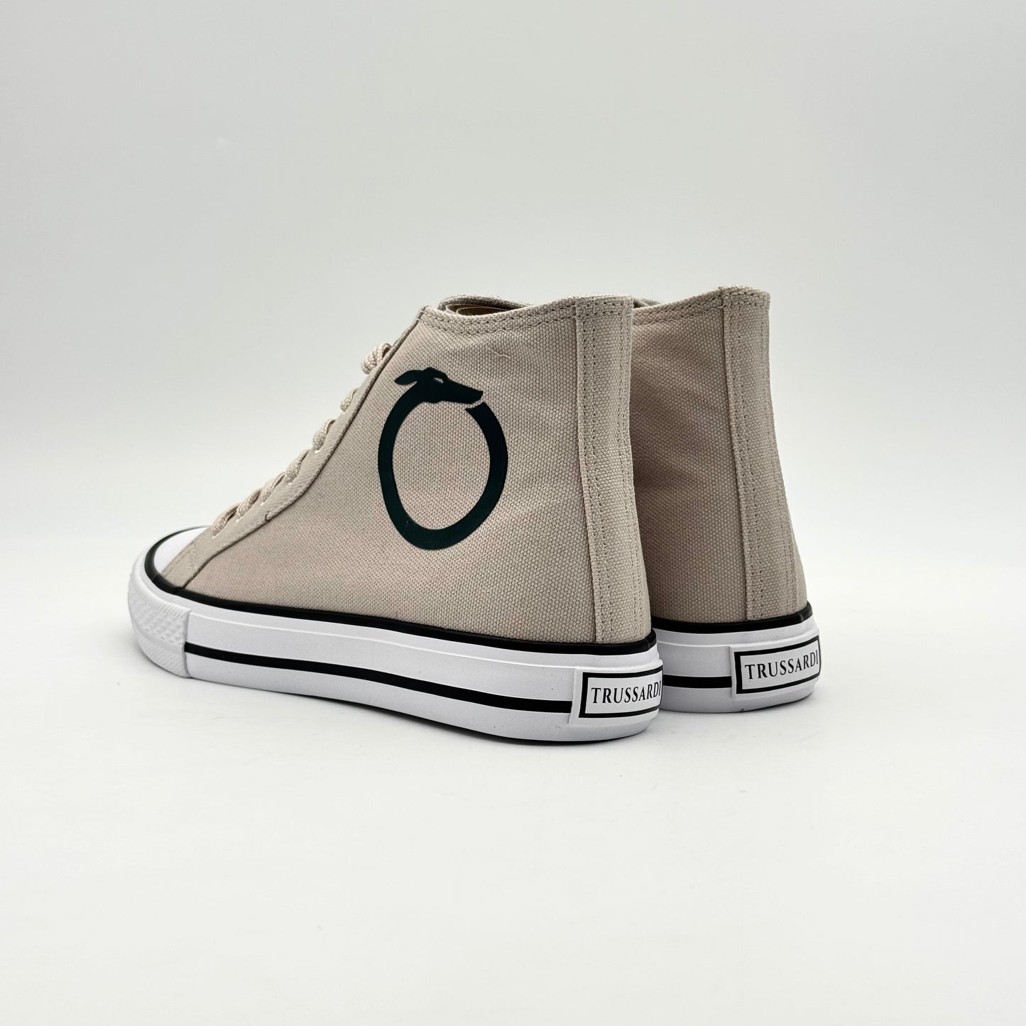 Trussardi Greyhound Canvas High
