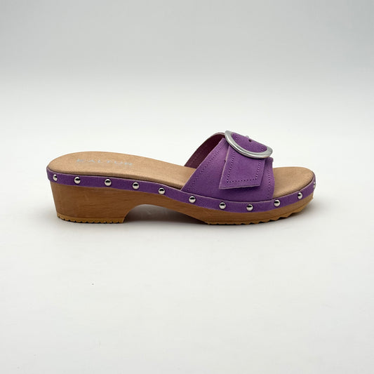 Kaltur stud trim clog sandal
