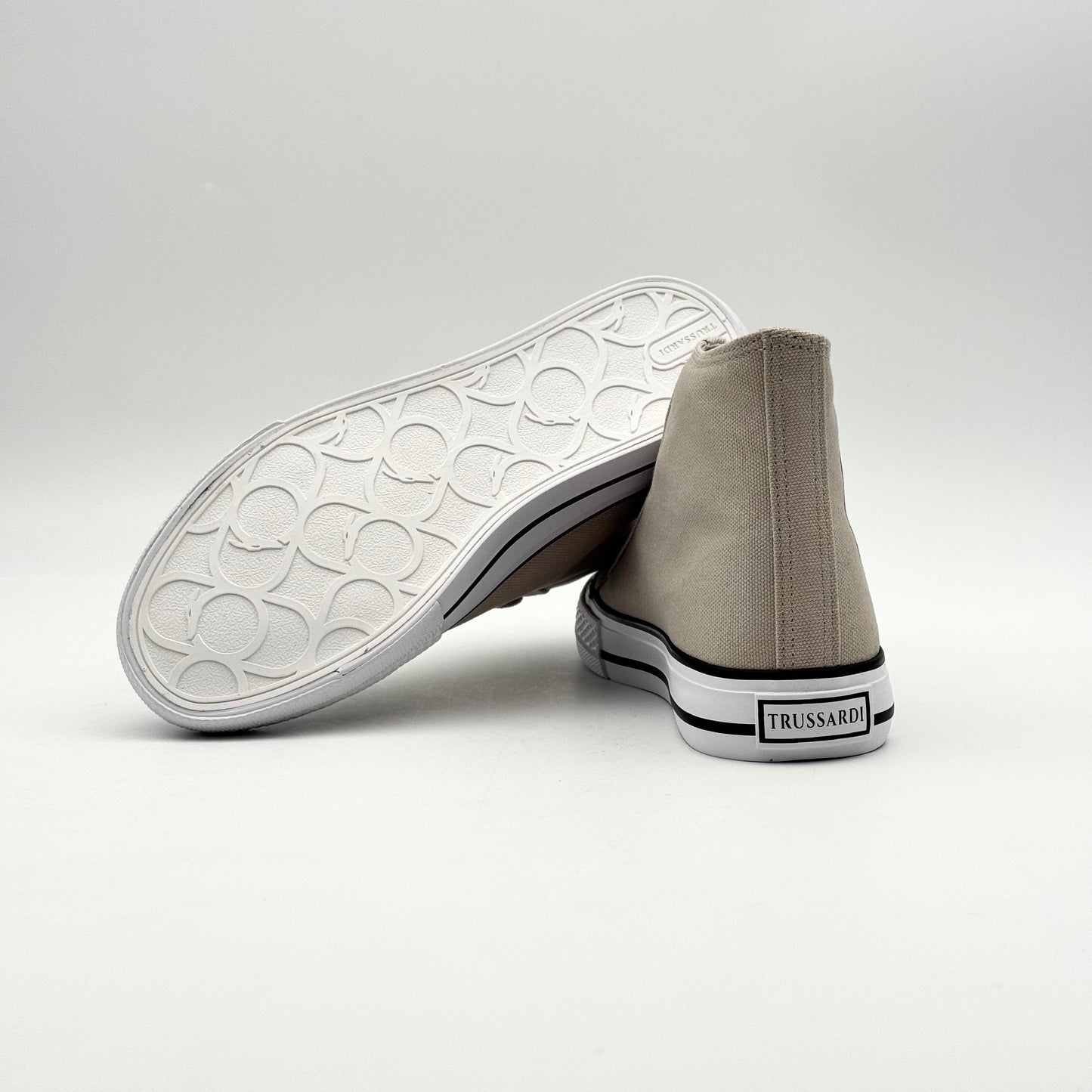 Trussardi Greyhound Canvas High